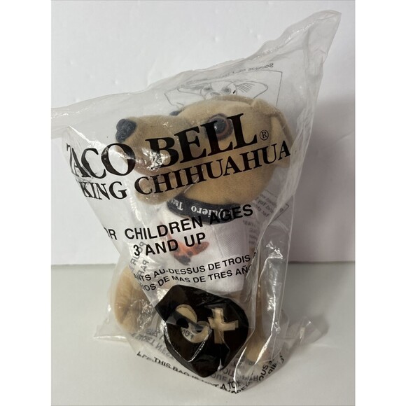 Taco Bell Talking Chihuahua Dog 6"  New NWT Tested Works "How Cool Is This" VTG - Picture 2 of 6